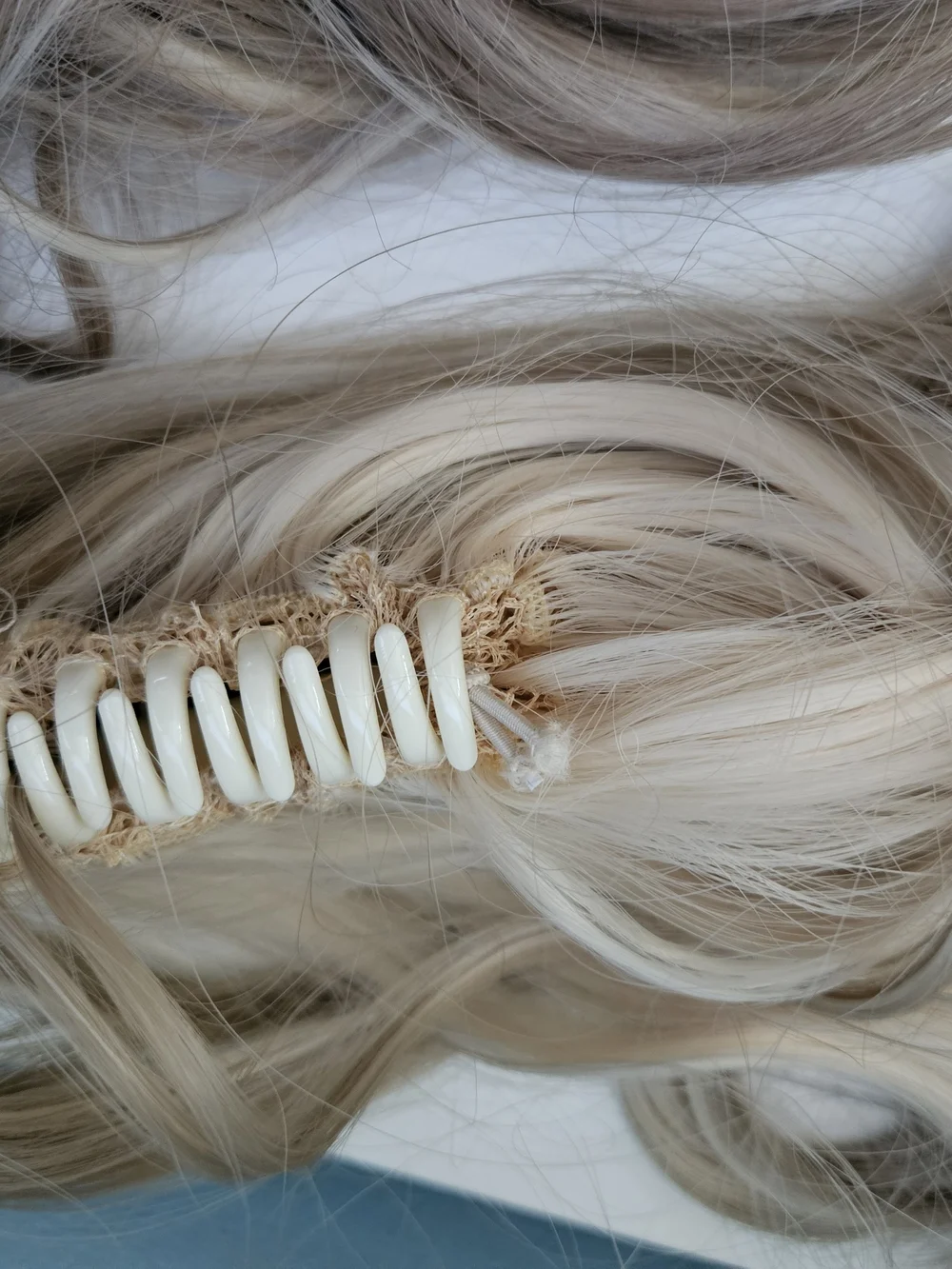 Blended Ash Blonde & Light Brown Clip-In Hair Extension